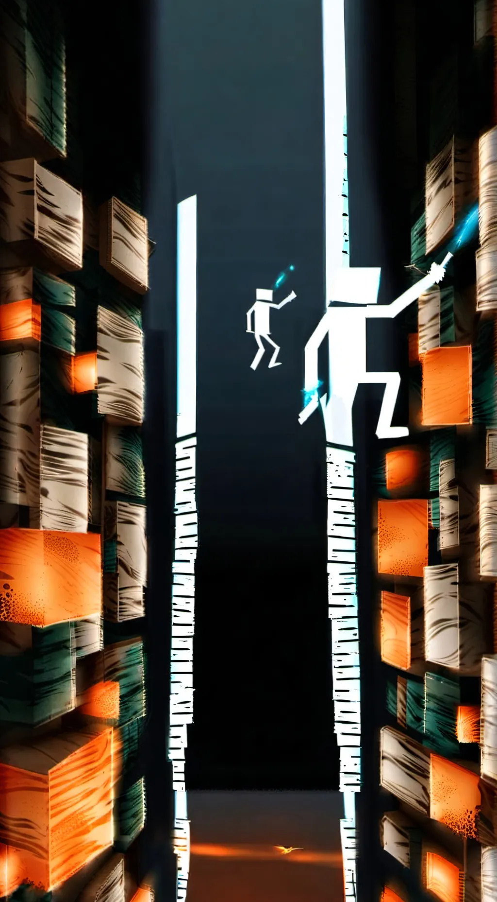 ai character: portal gun background