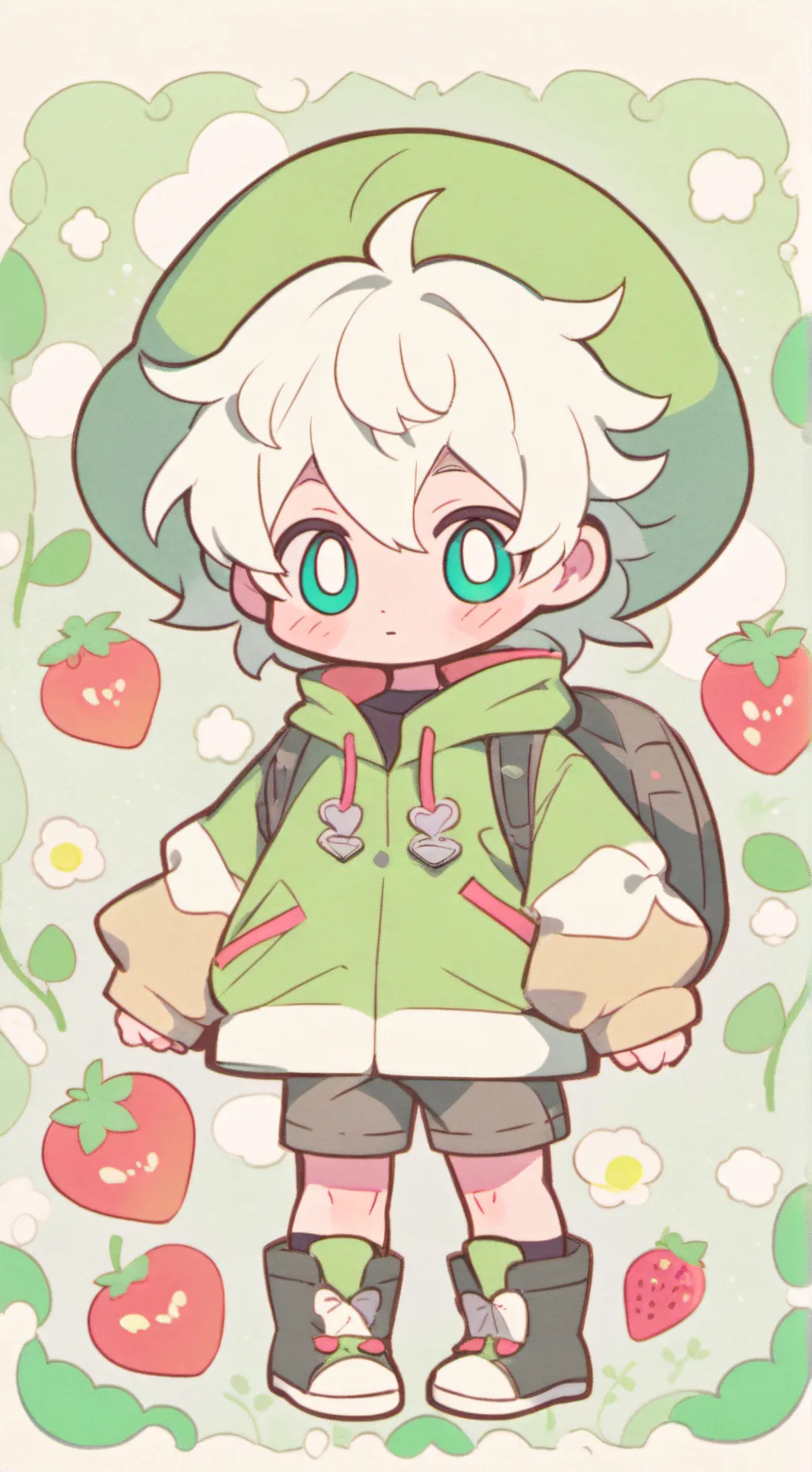 ai character: Mha bkdk kid background