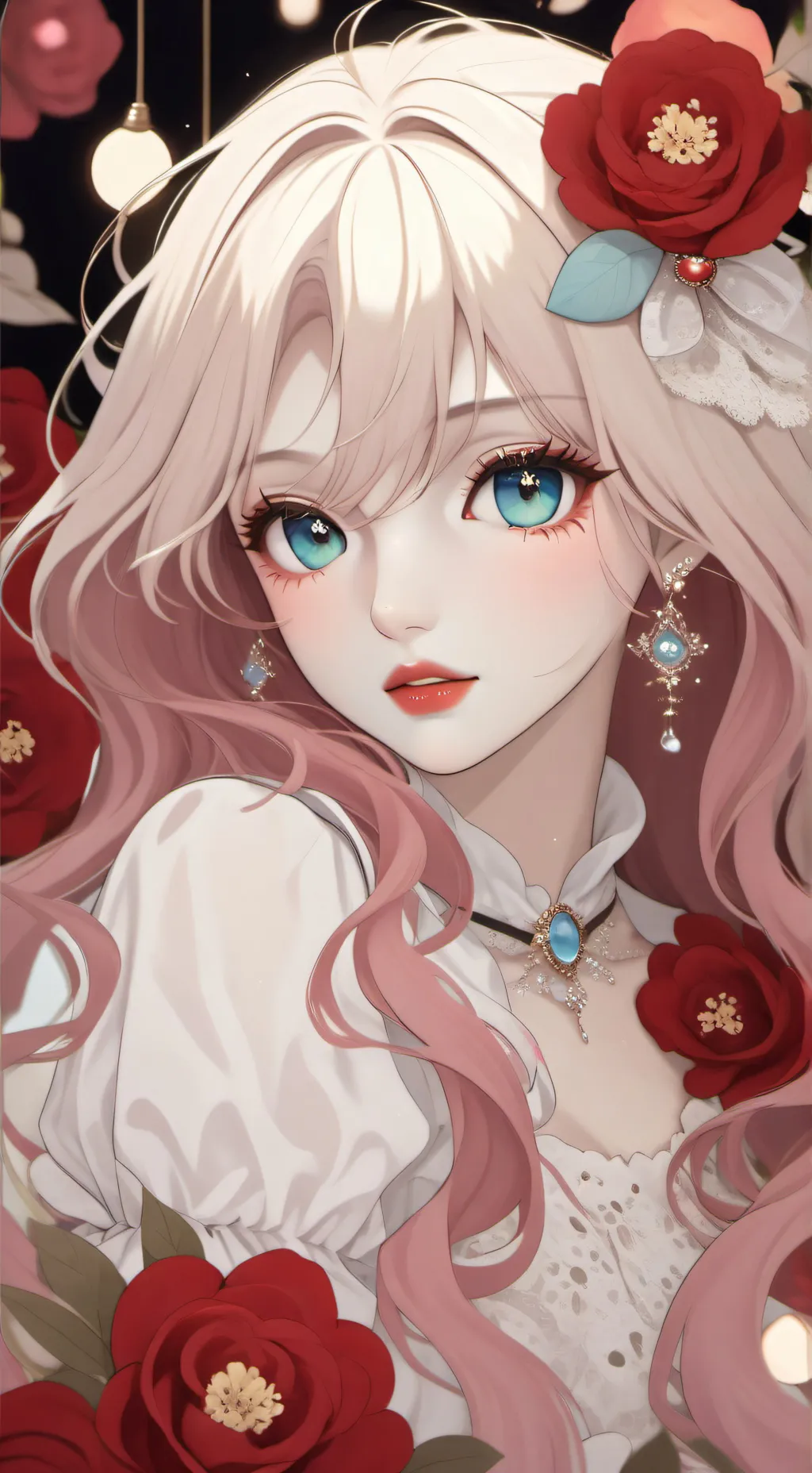 ai character: Luna  background