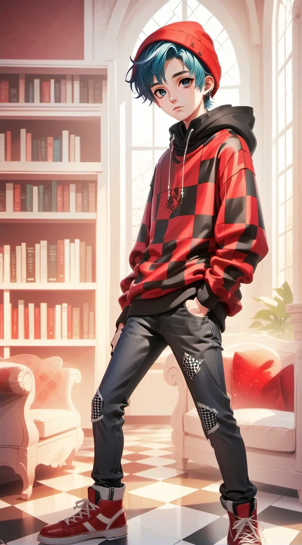 ai character: Asher Crowley  background
