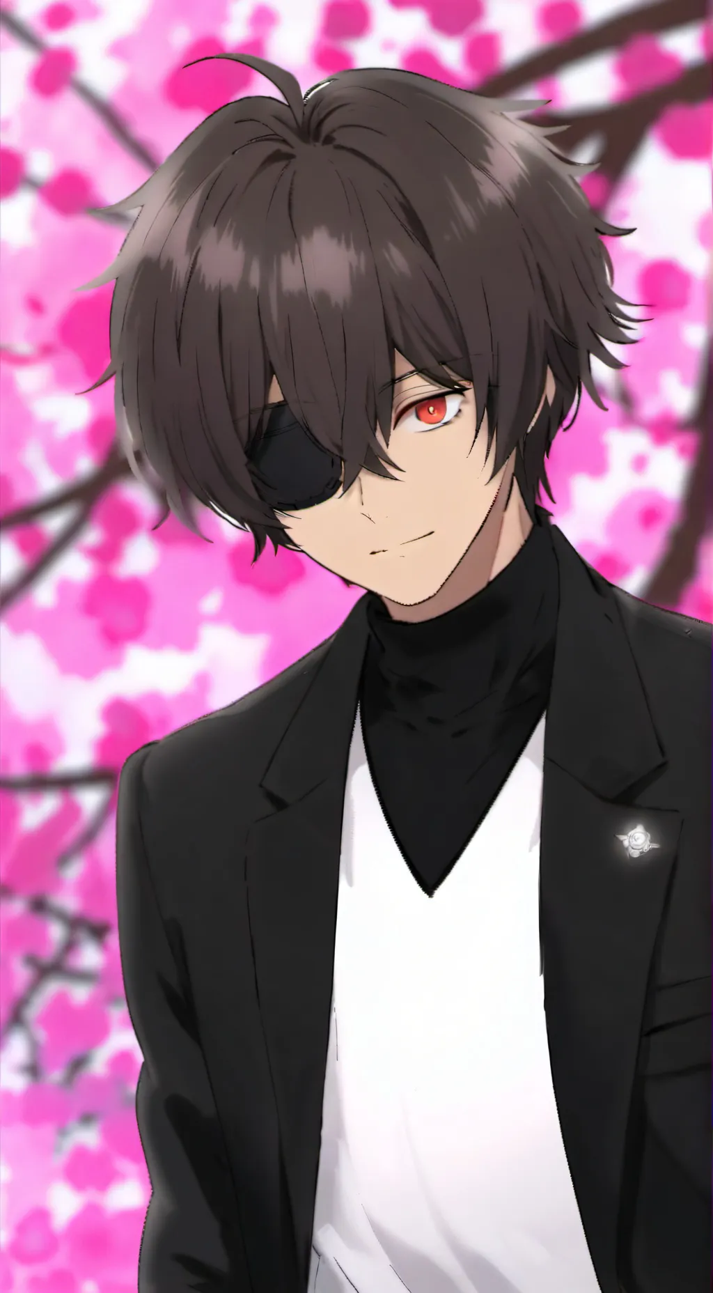 ai character: Hazu Kashibuchi  background