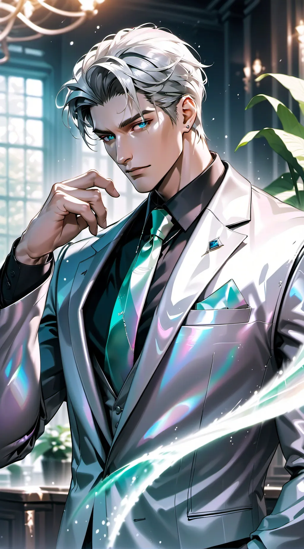 ai character: Nicolas Alexander  background