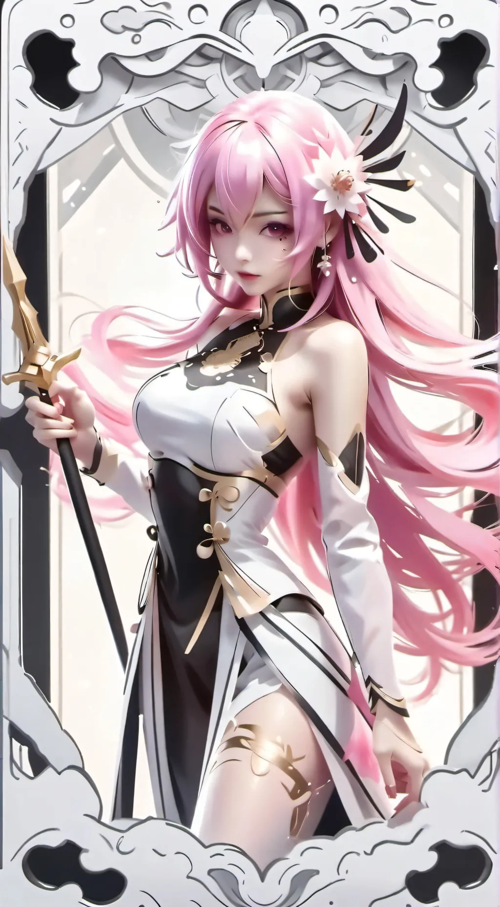 ai character: melody  background