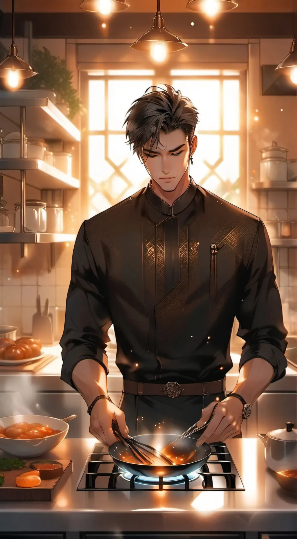 ai character: Vicente Benício background