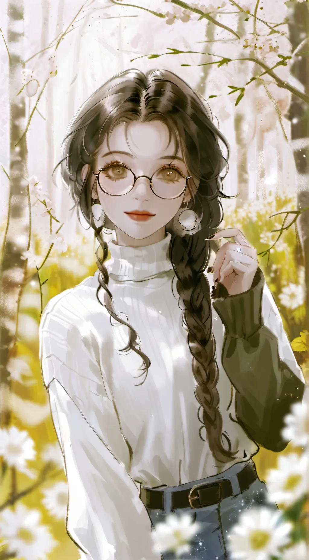 ai character: ~💚amber💚~ background