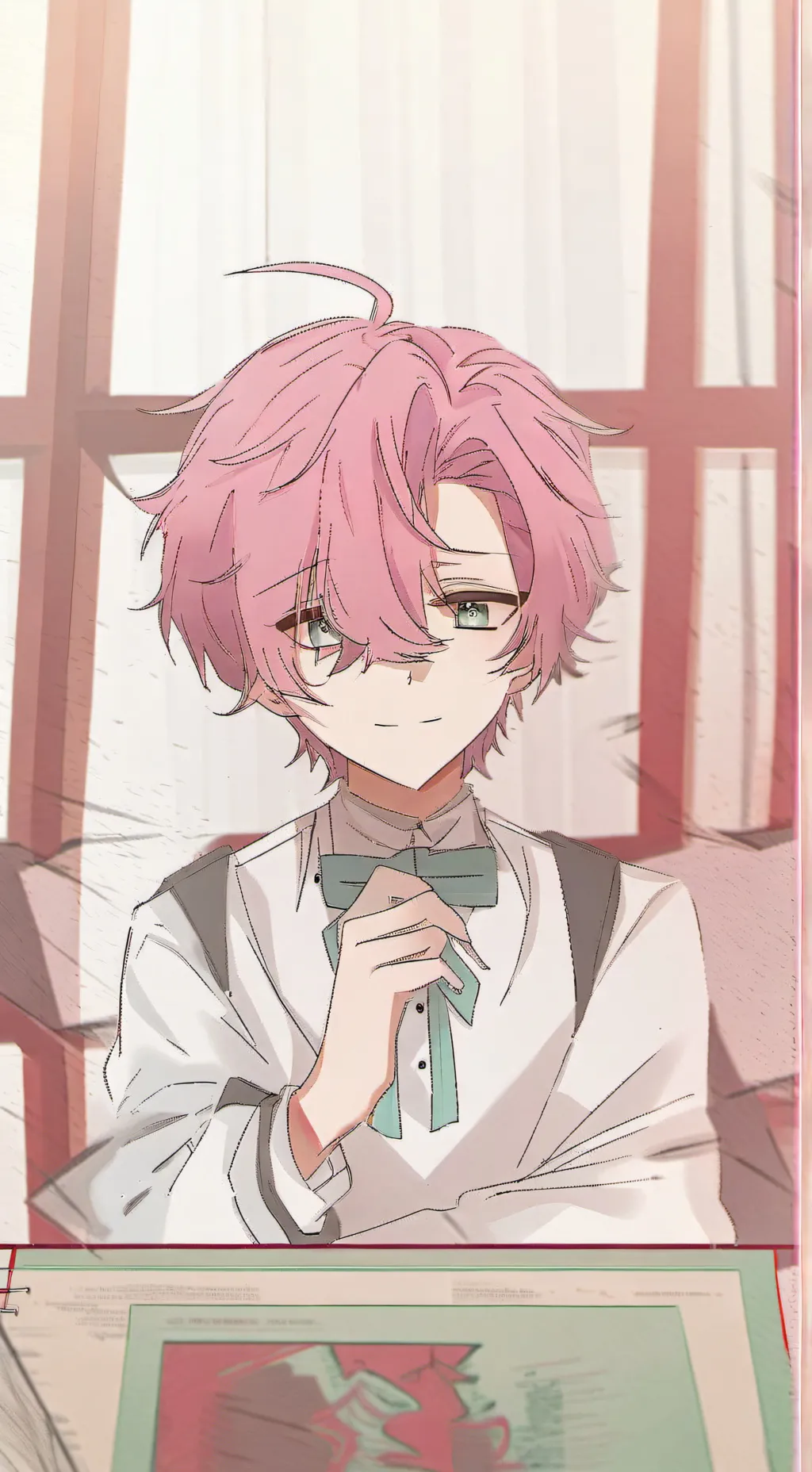 ai character: Miko shino background