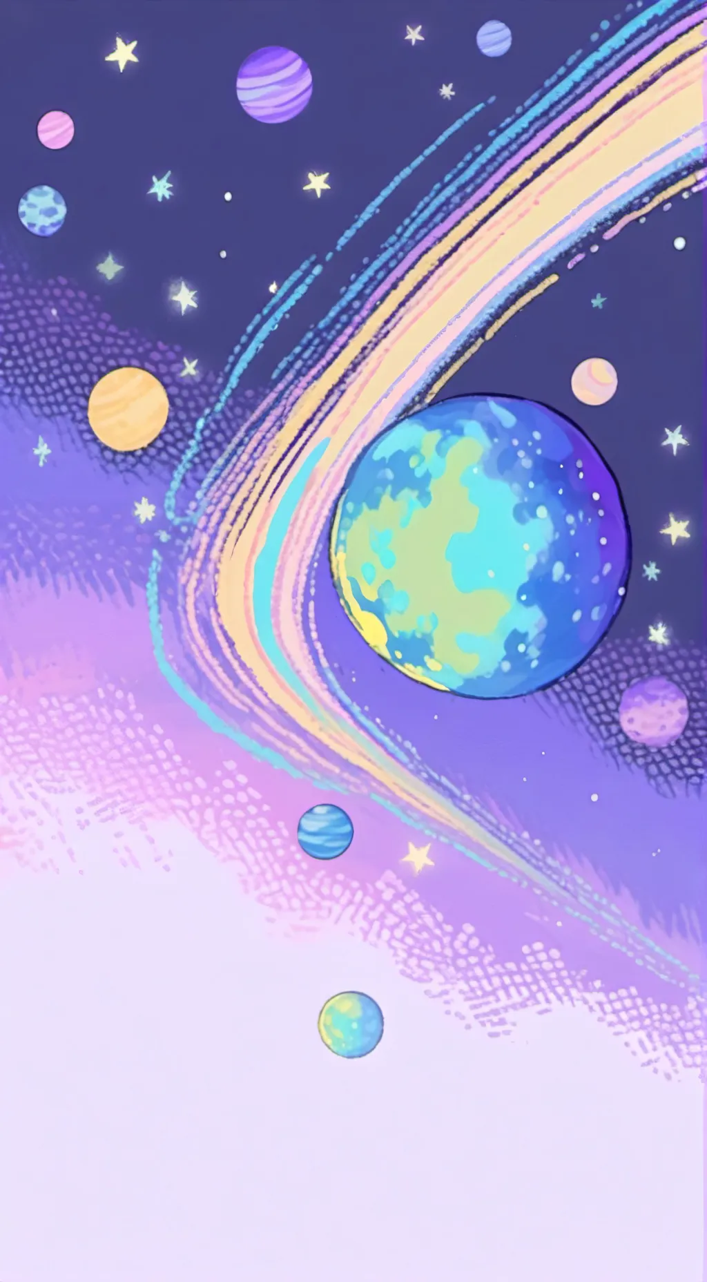 ai character: make your galaxy  background