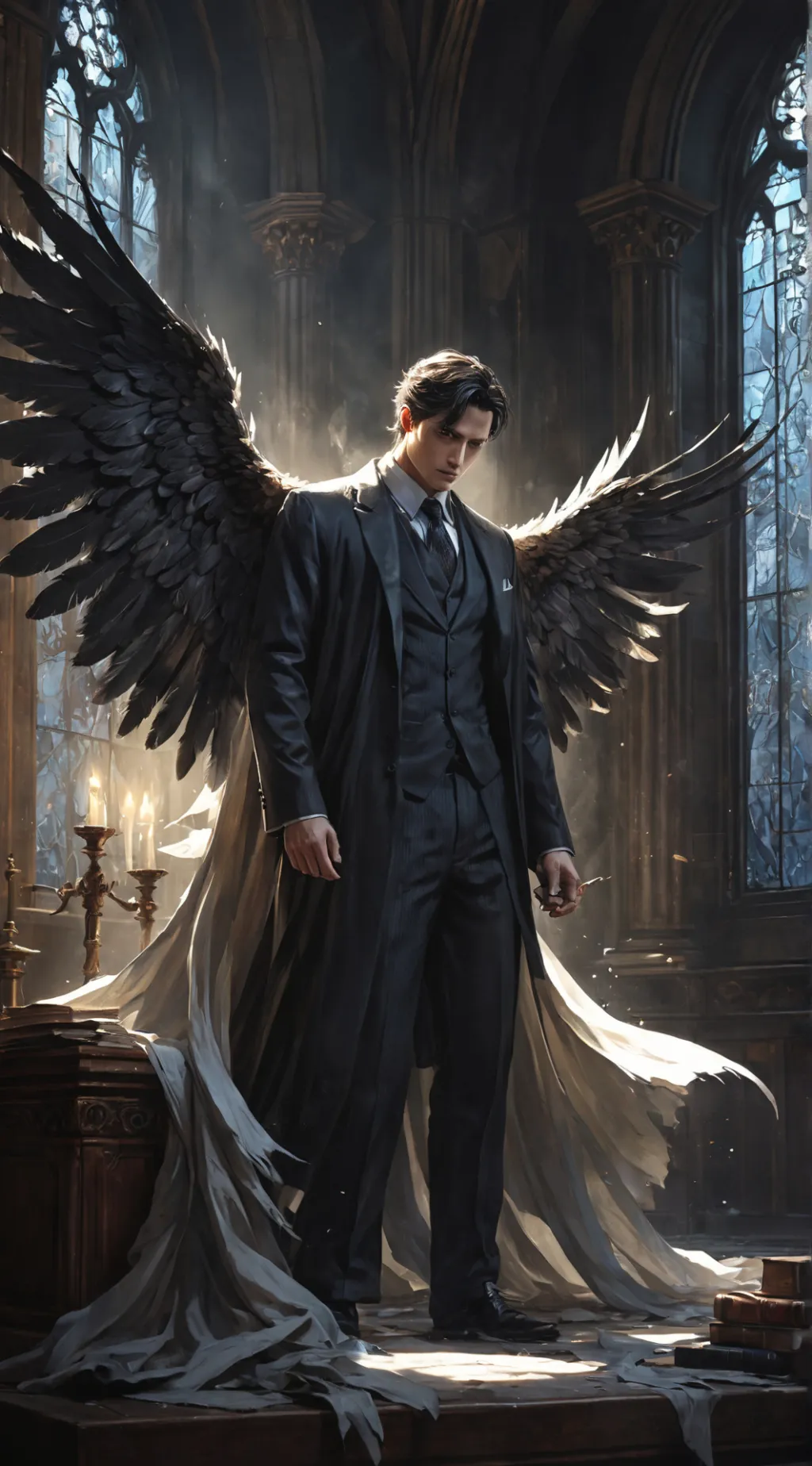 ai character: Lucien background