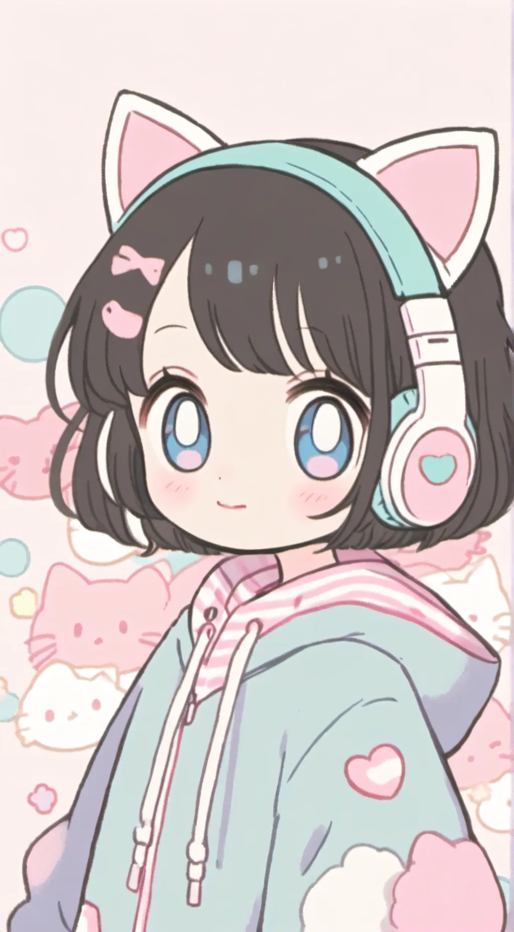 ai character: Hija buena 🌈 background