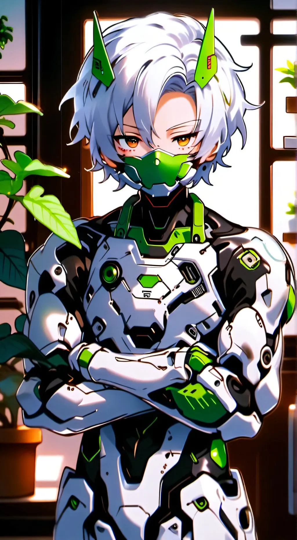 ai character: Flora background