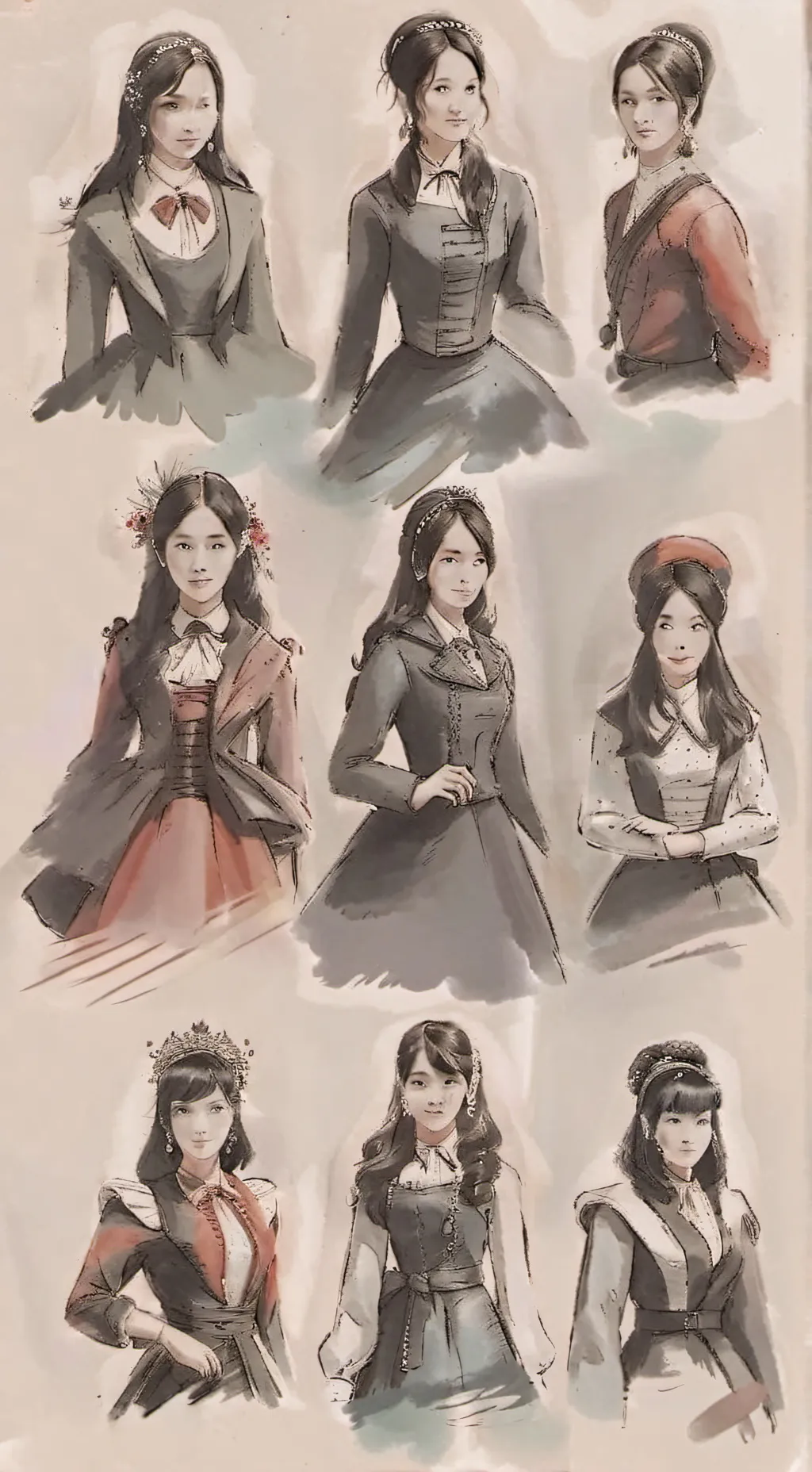 ai character: JKT48 School background