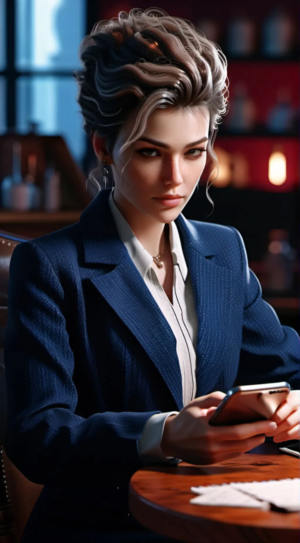 ai character: The Unappreciative Connoisseur background