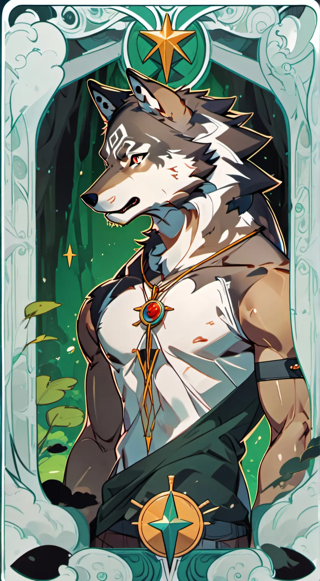 ai character: ✨🐺Karlo🐺✨ background