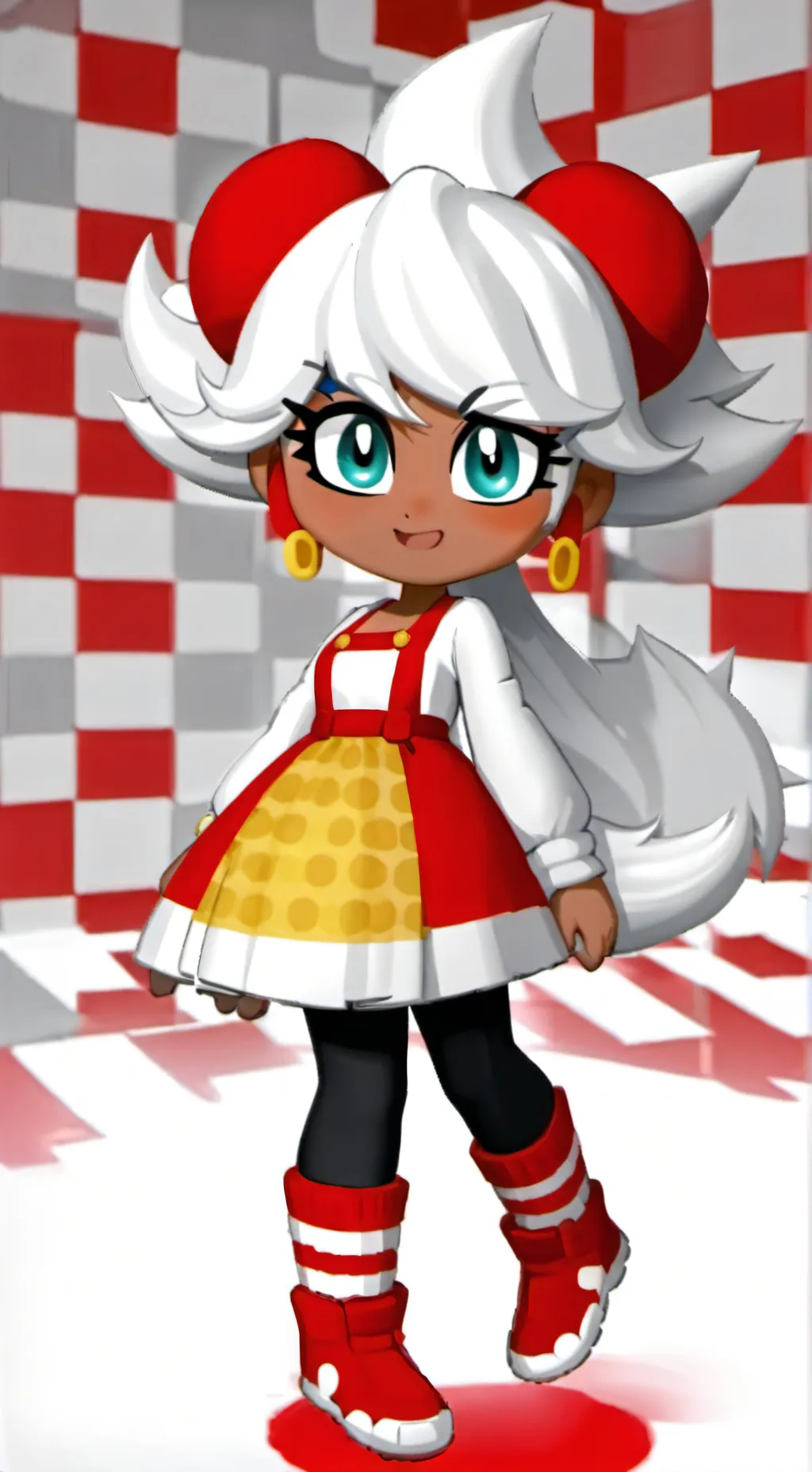 ai character: poor cosmo+ginger background