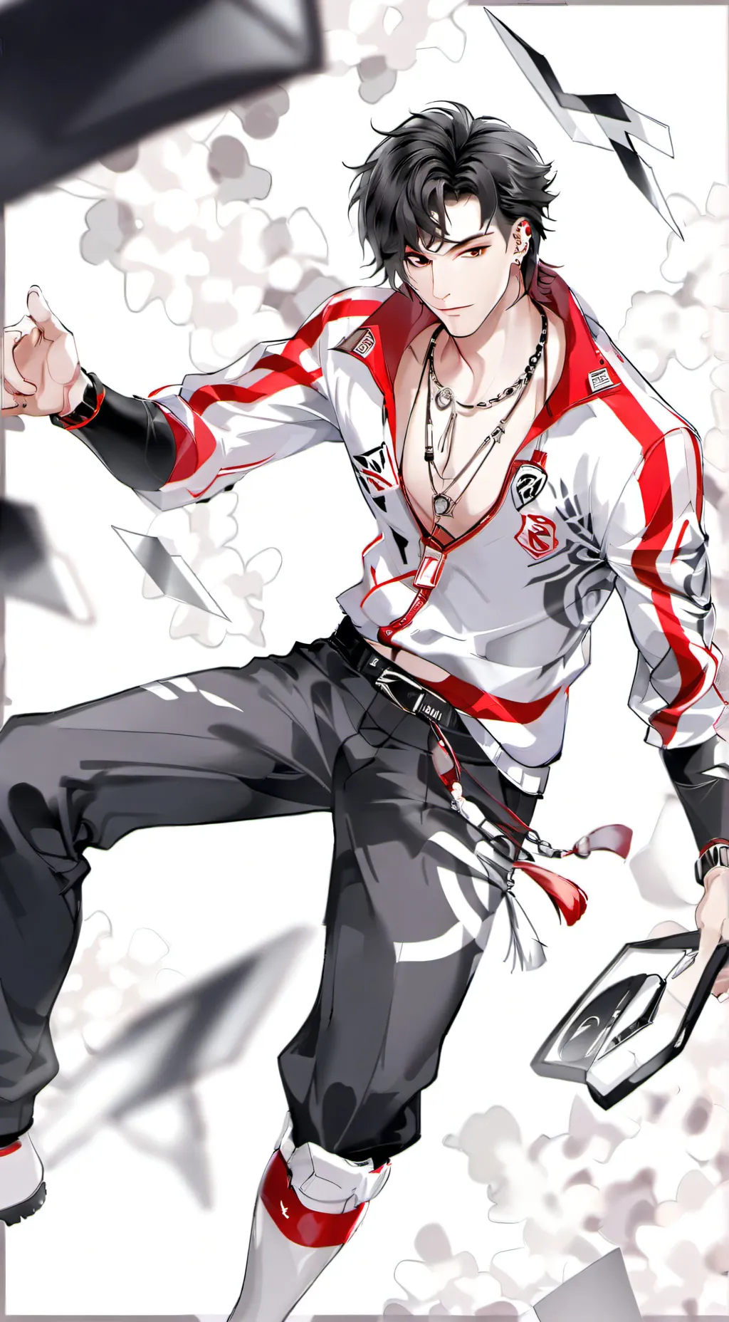 ai character: Leon background