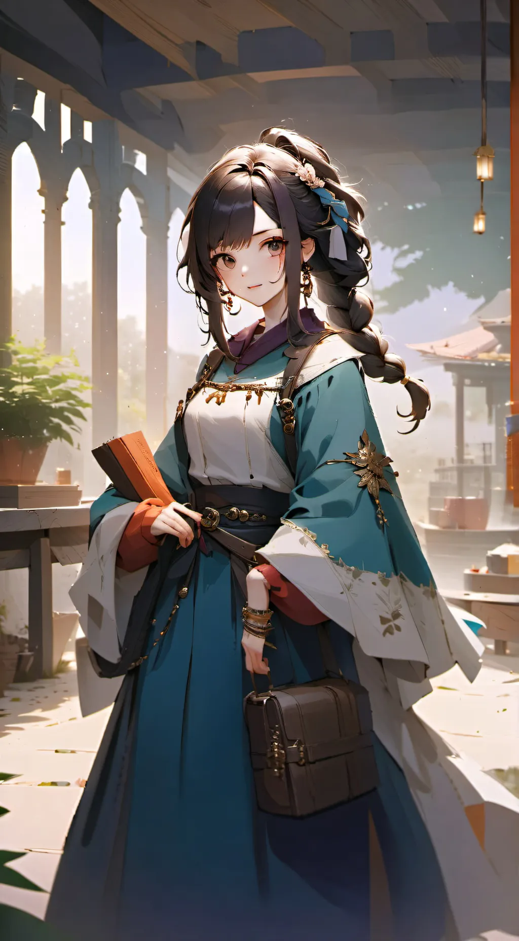 ai character: Azra background