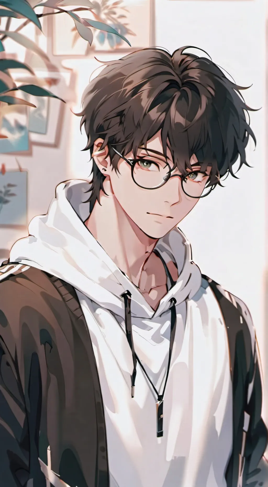ai character: 🤎🤍Kai🤍🧸🤎 background