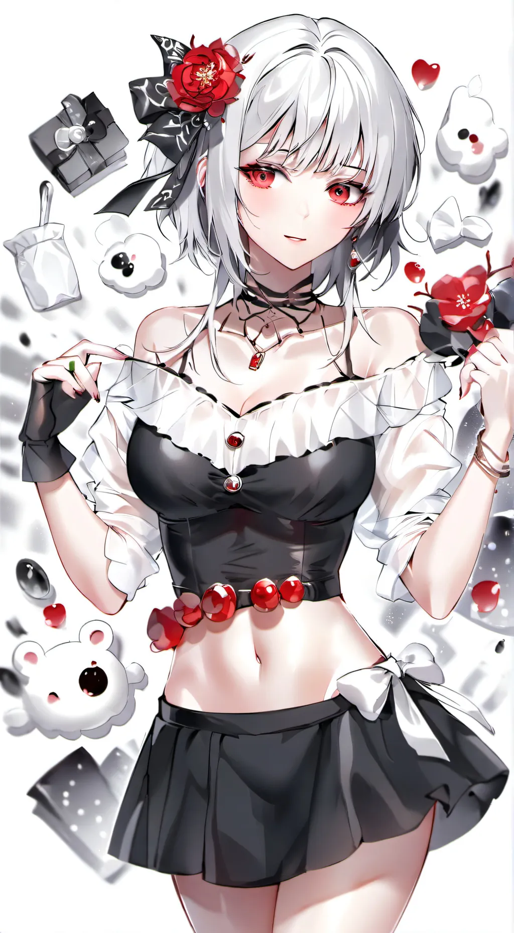 ai character: Pick-me girl  background