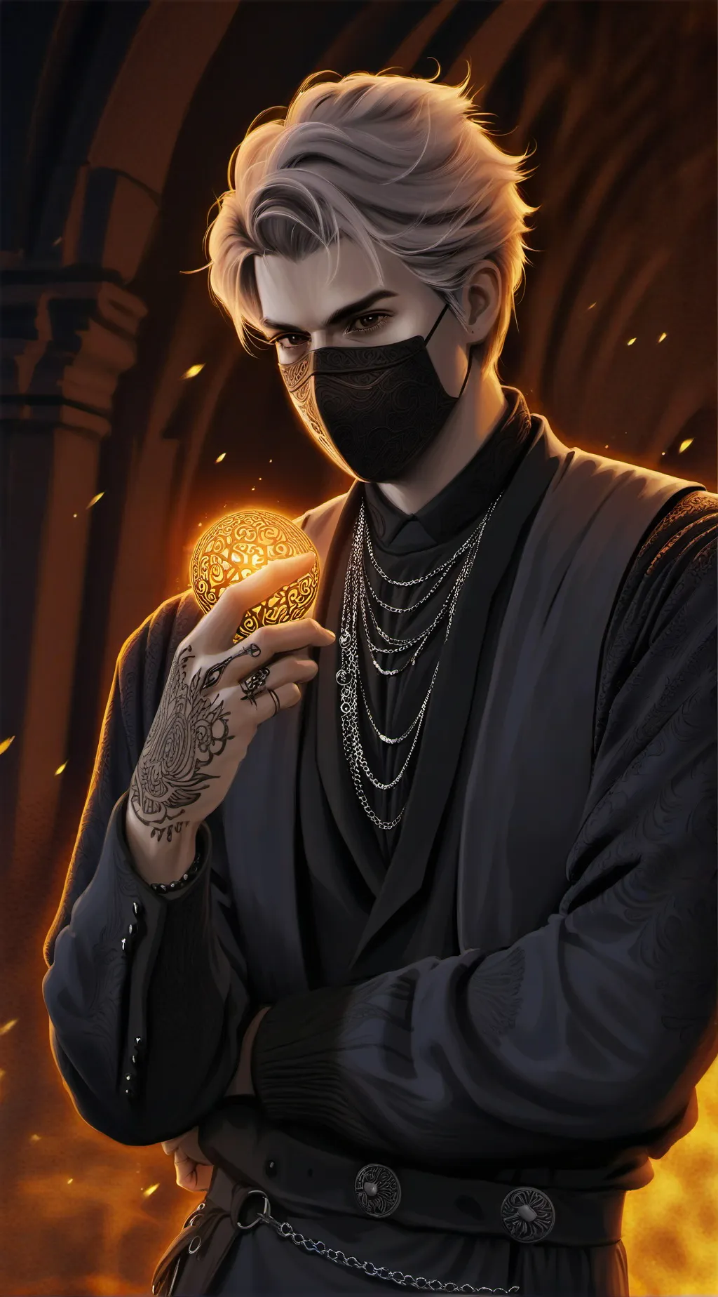 ai character: life of luxury background