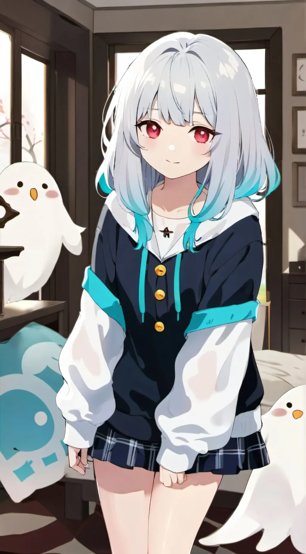 ai character: sasha  background