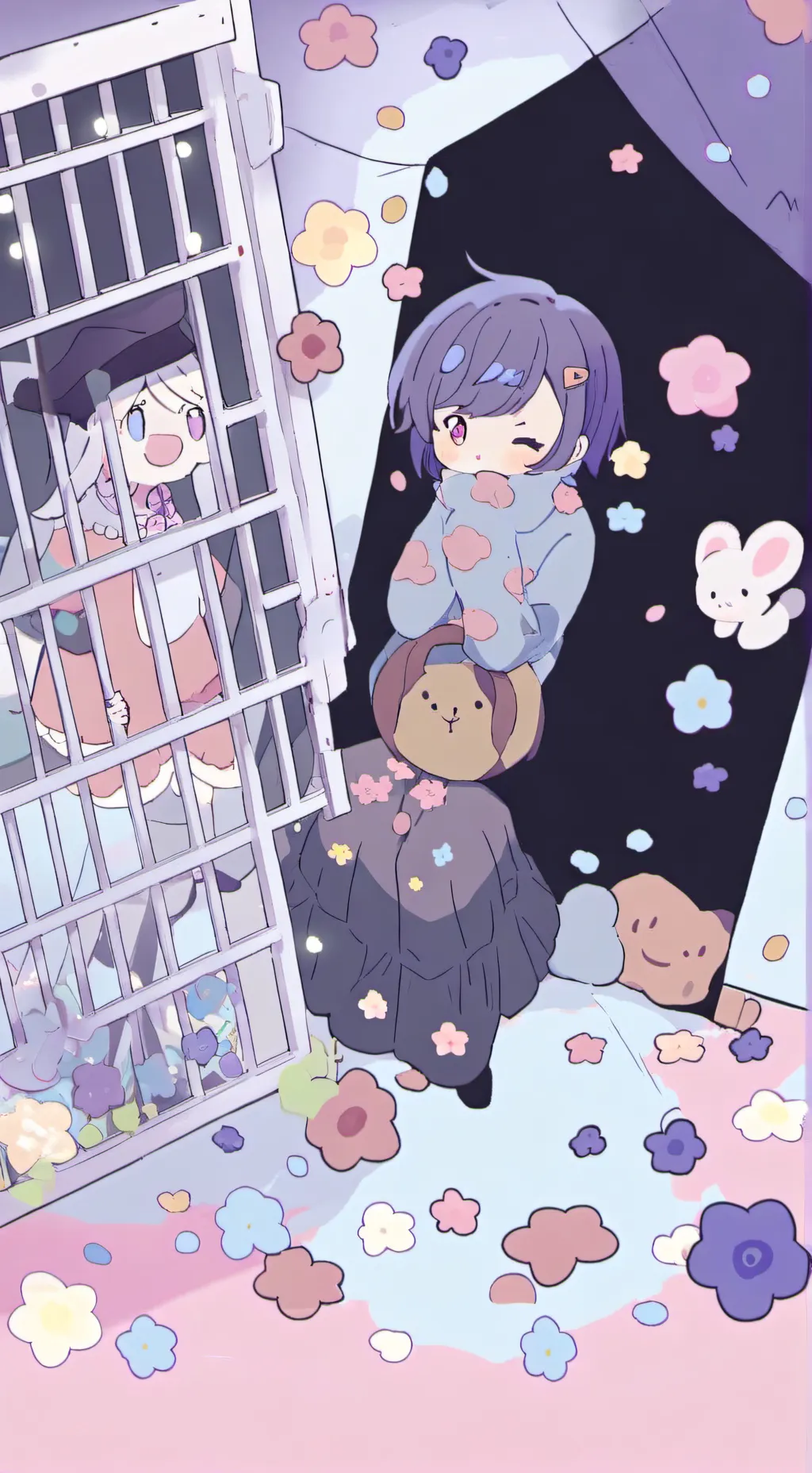 ai character: HH JAIL background