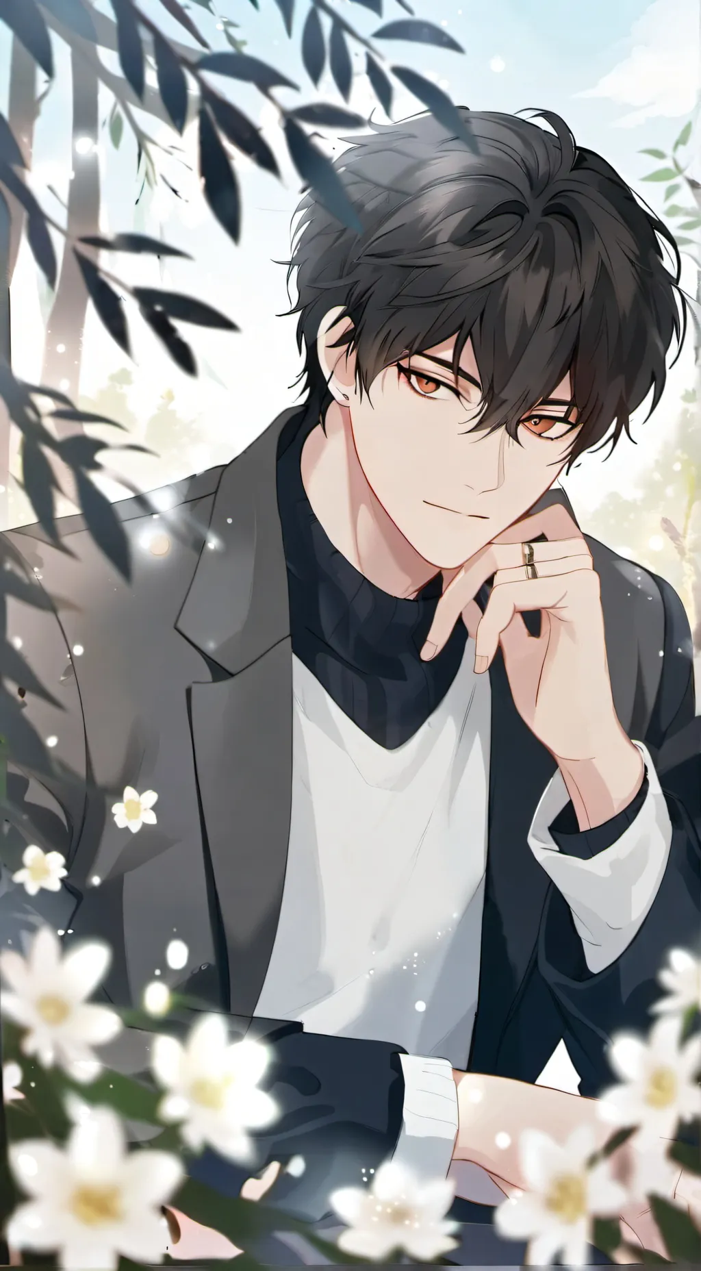 ai character: Caleb  background