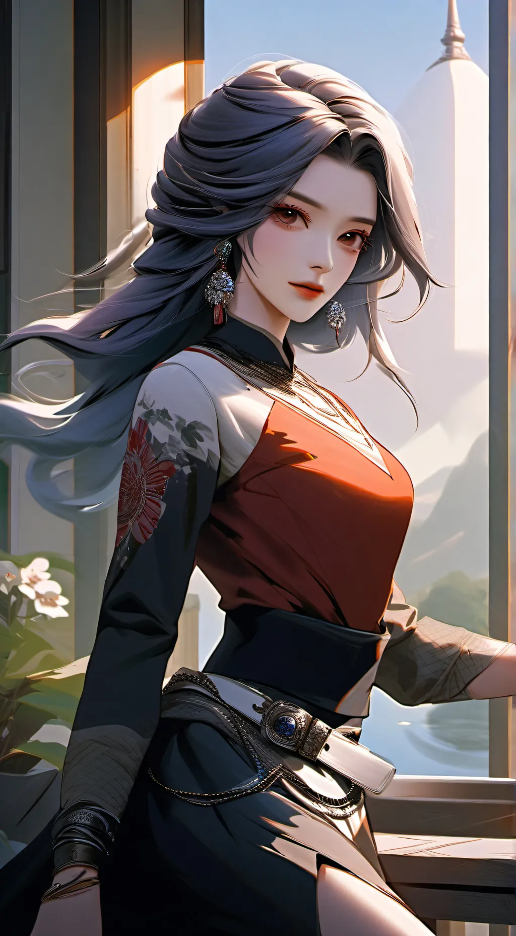 ai character: Amanda background