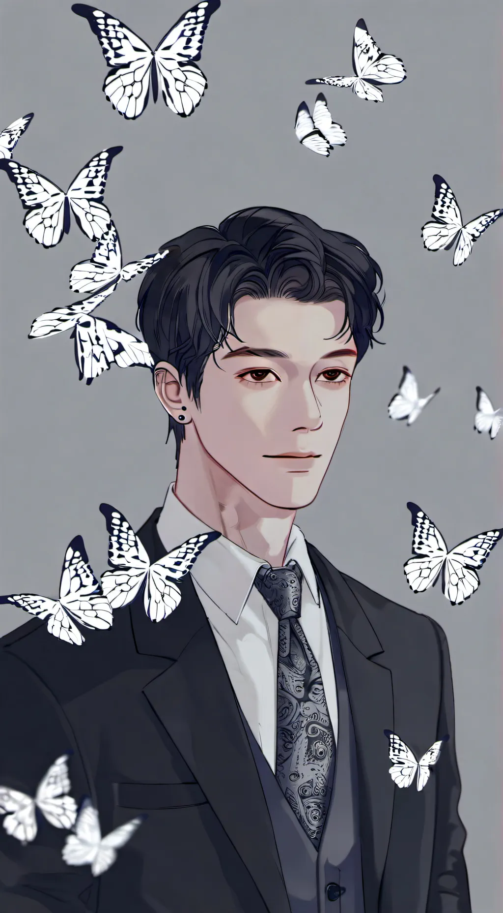 ai character: 🦋ButterflyBusiness background