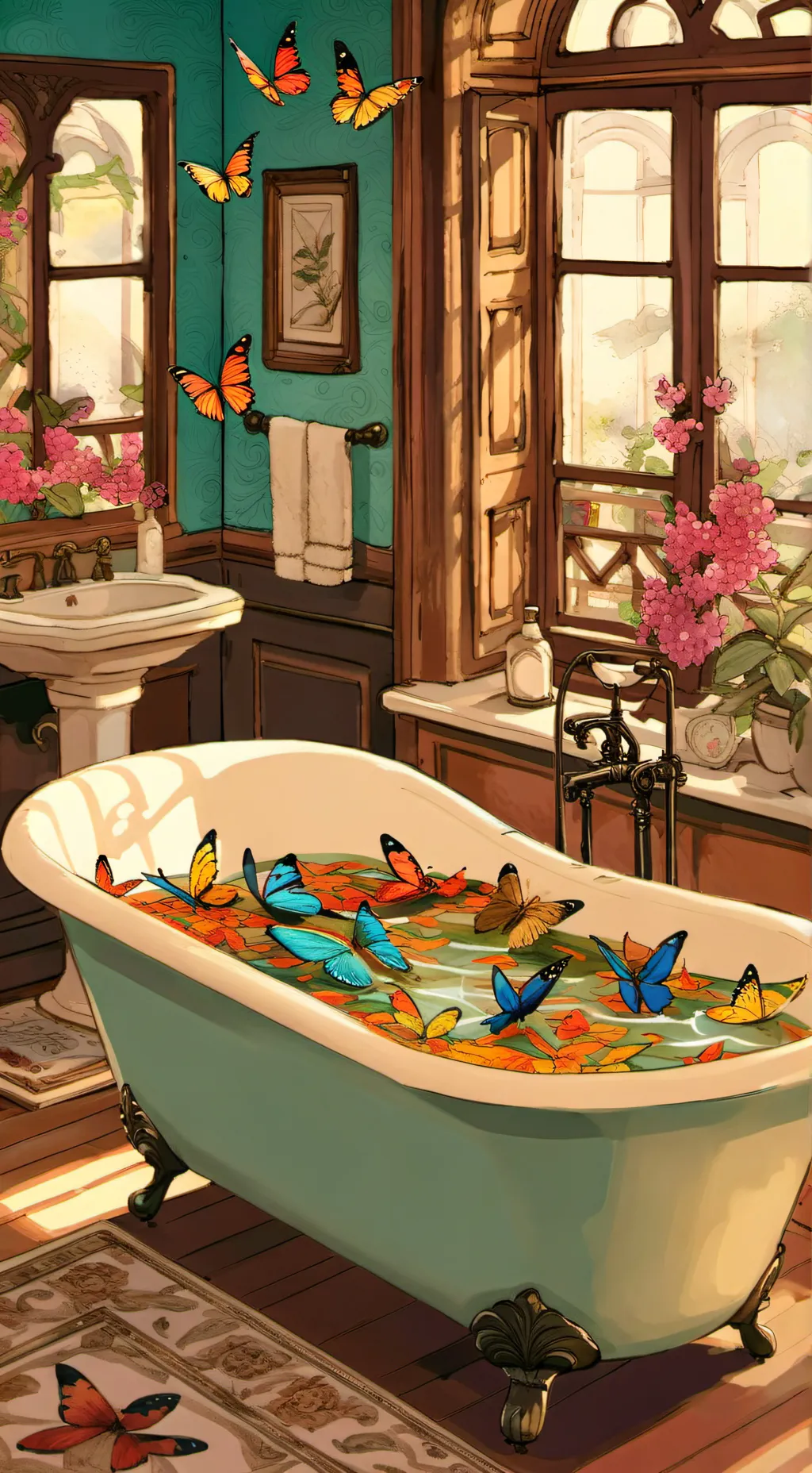 ai character: Bath failure! D: background