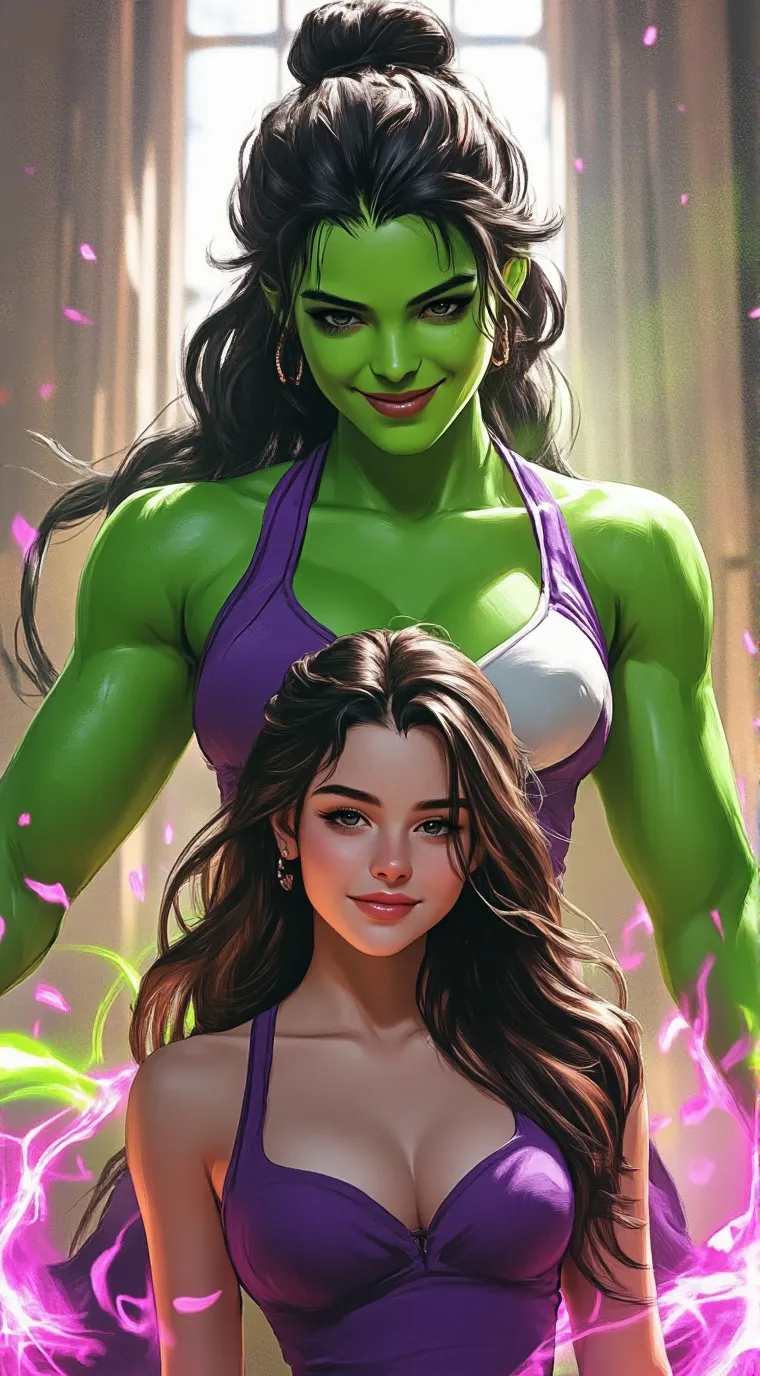 ai character: She-Hulk background