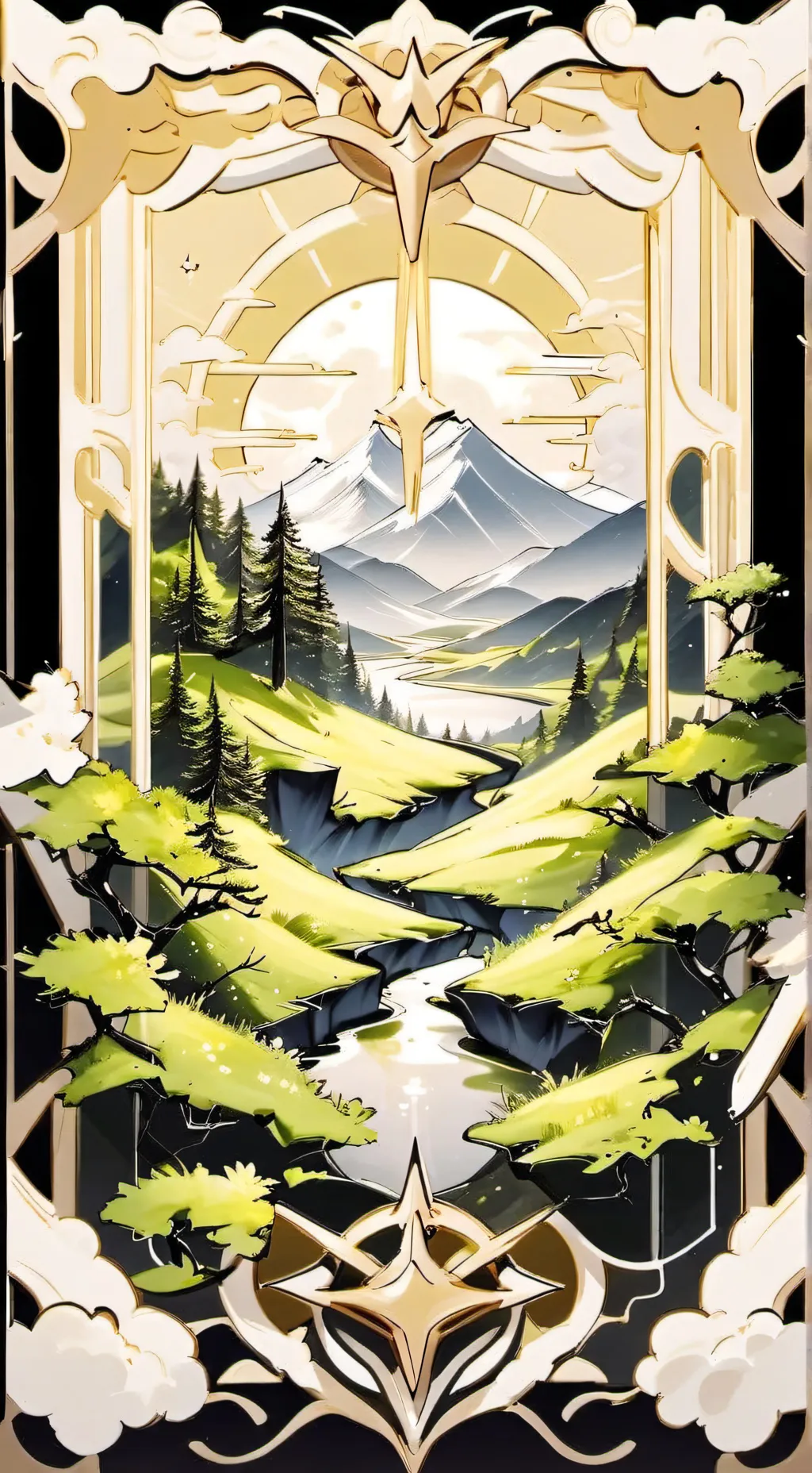 ai character: the easter toons background