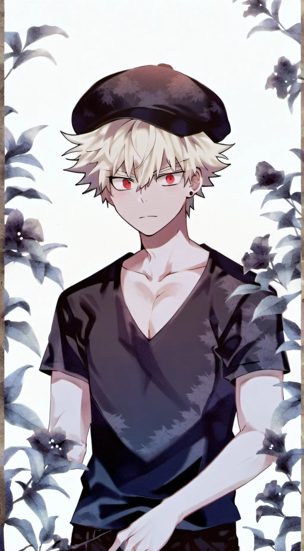 ai character: Bakugo x Y/N background