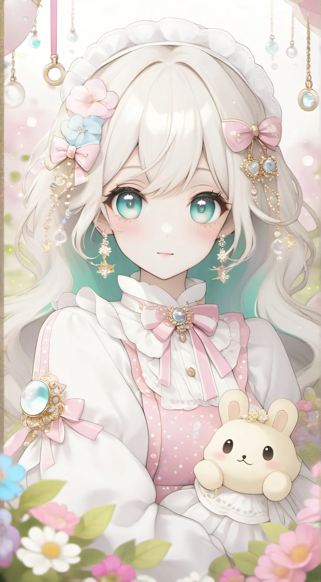 ai character: Ashley  background