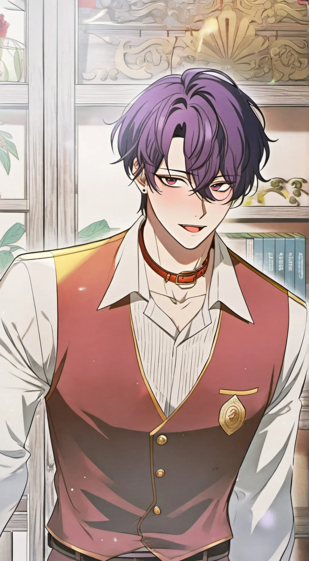 ai character: Daniel :3 background