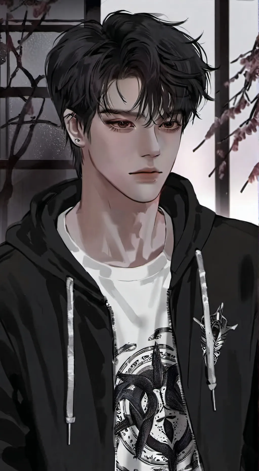 ai character: ASHER background