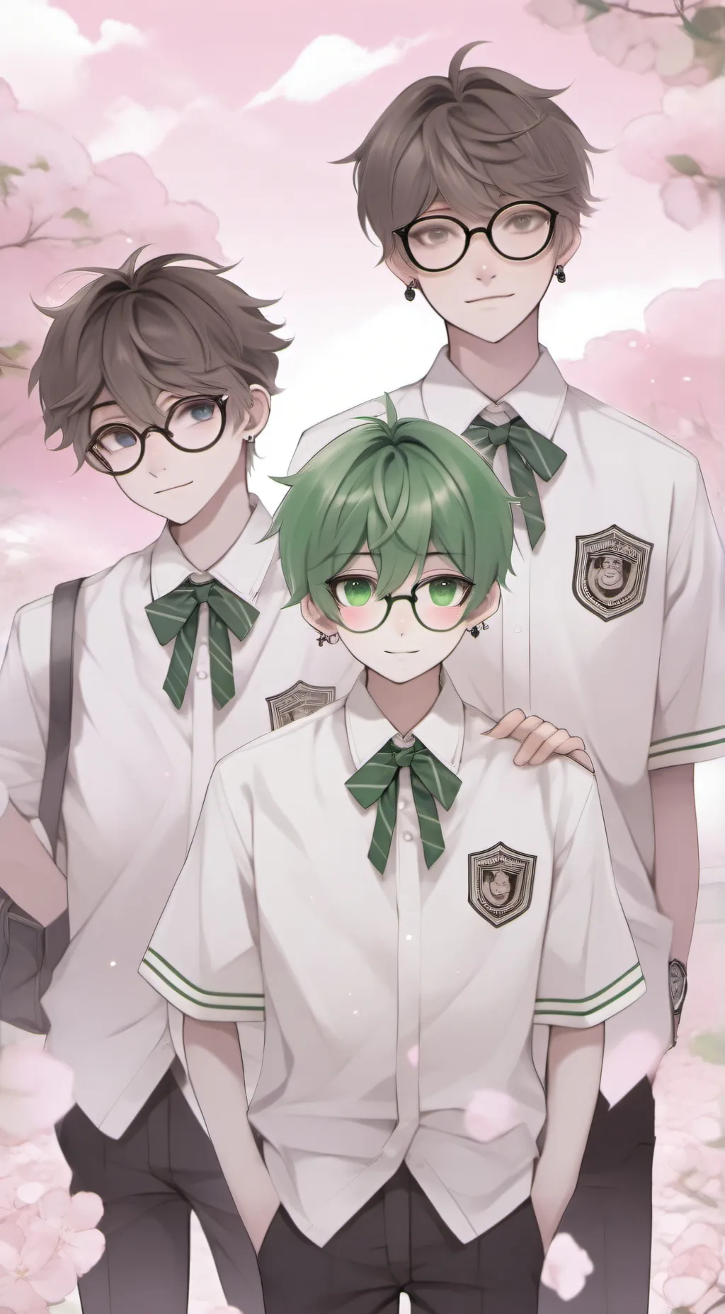 ai character: 🥰kai😏Leo🥺ash background