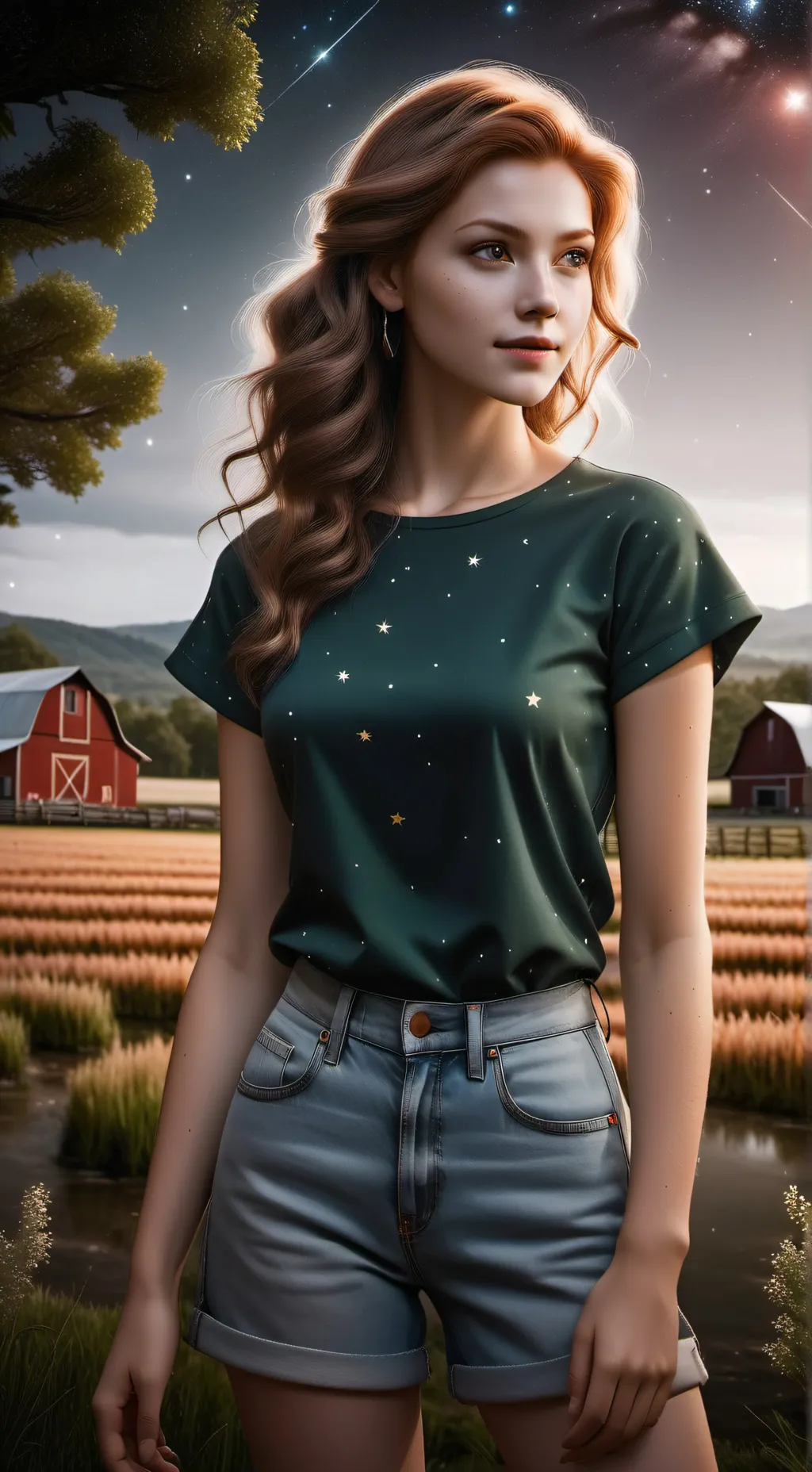 ai character: Luna background