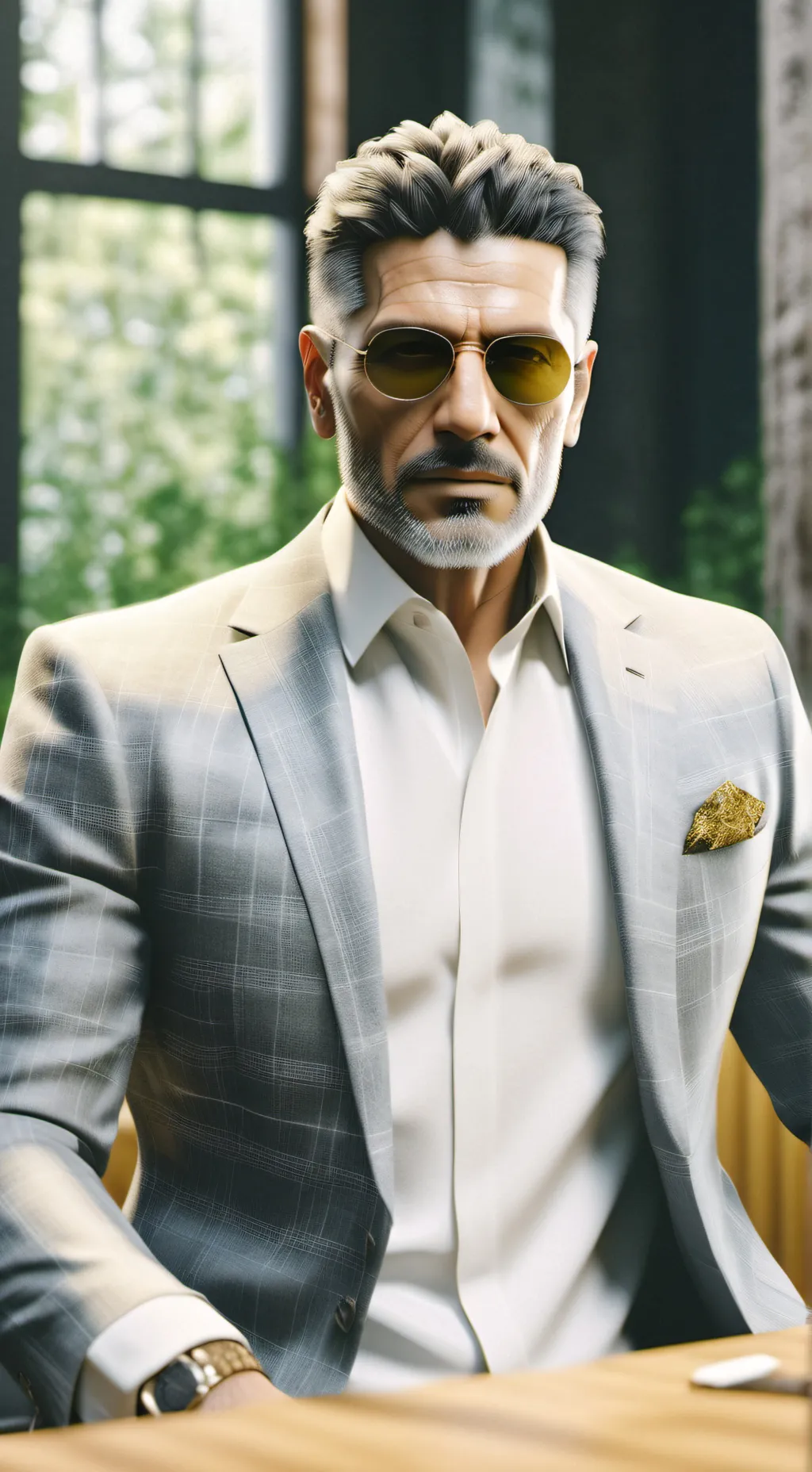 ai character: Dad brothers sis background