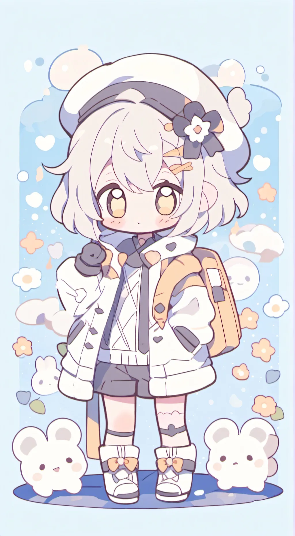 ai character: Mickey munch background