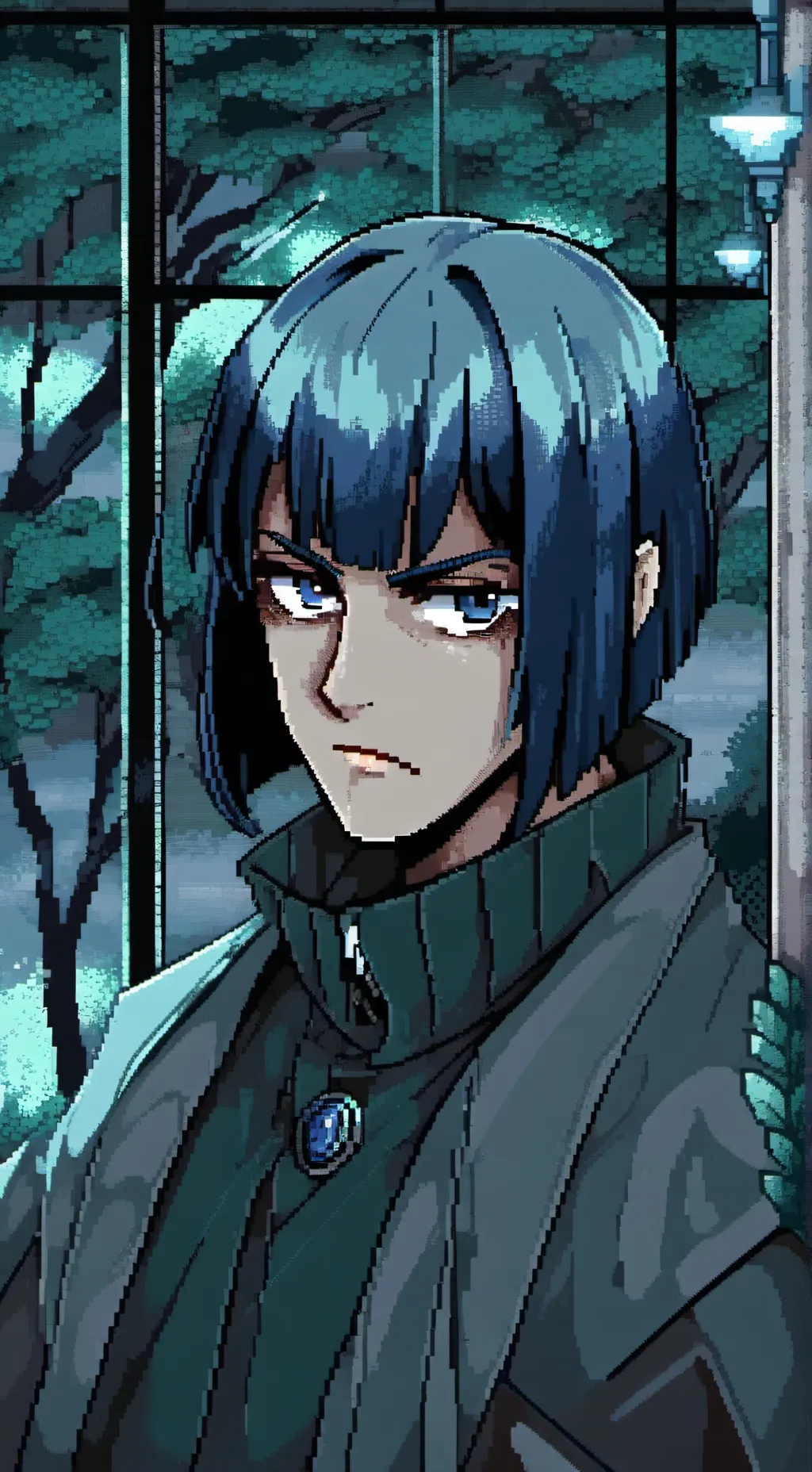 ai character: Bruno Bucciarati  background