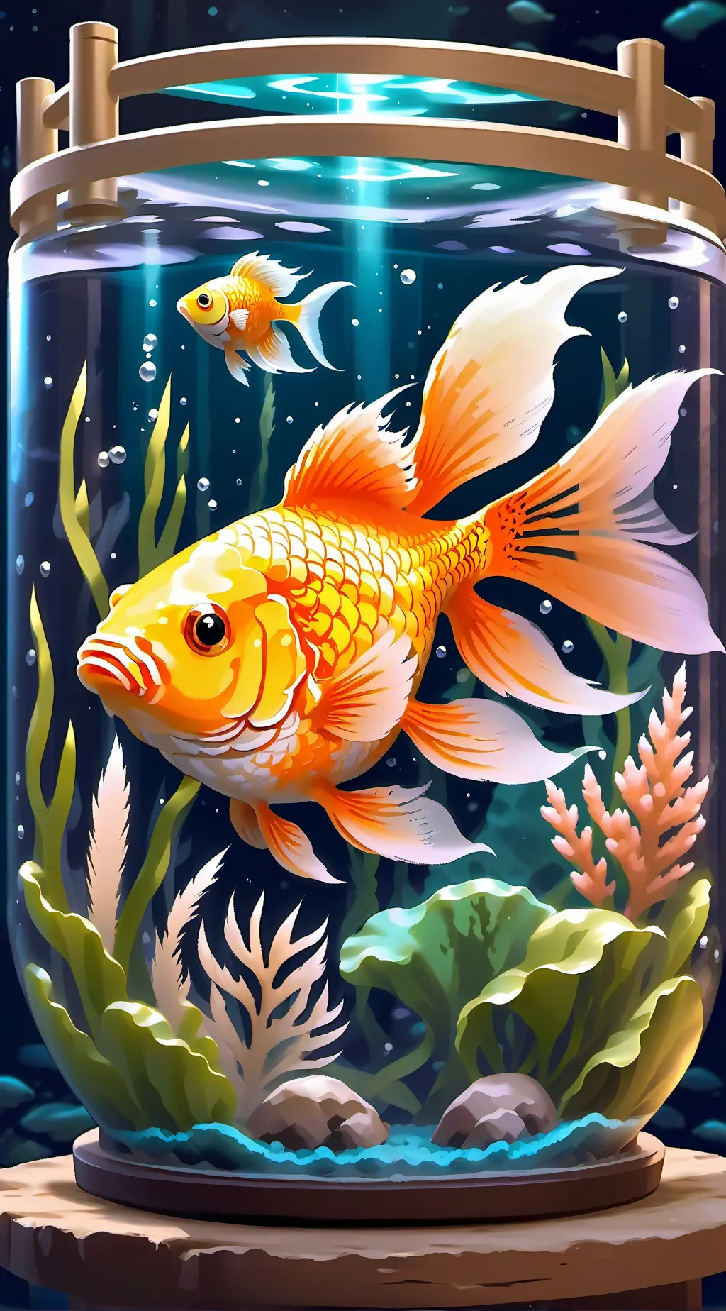 ai character: Emi and Esme  background