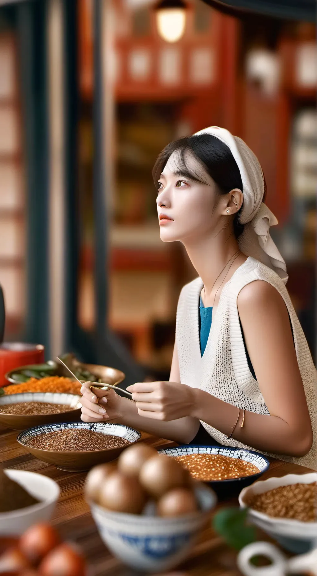 ai character: Minji background