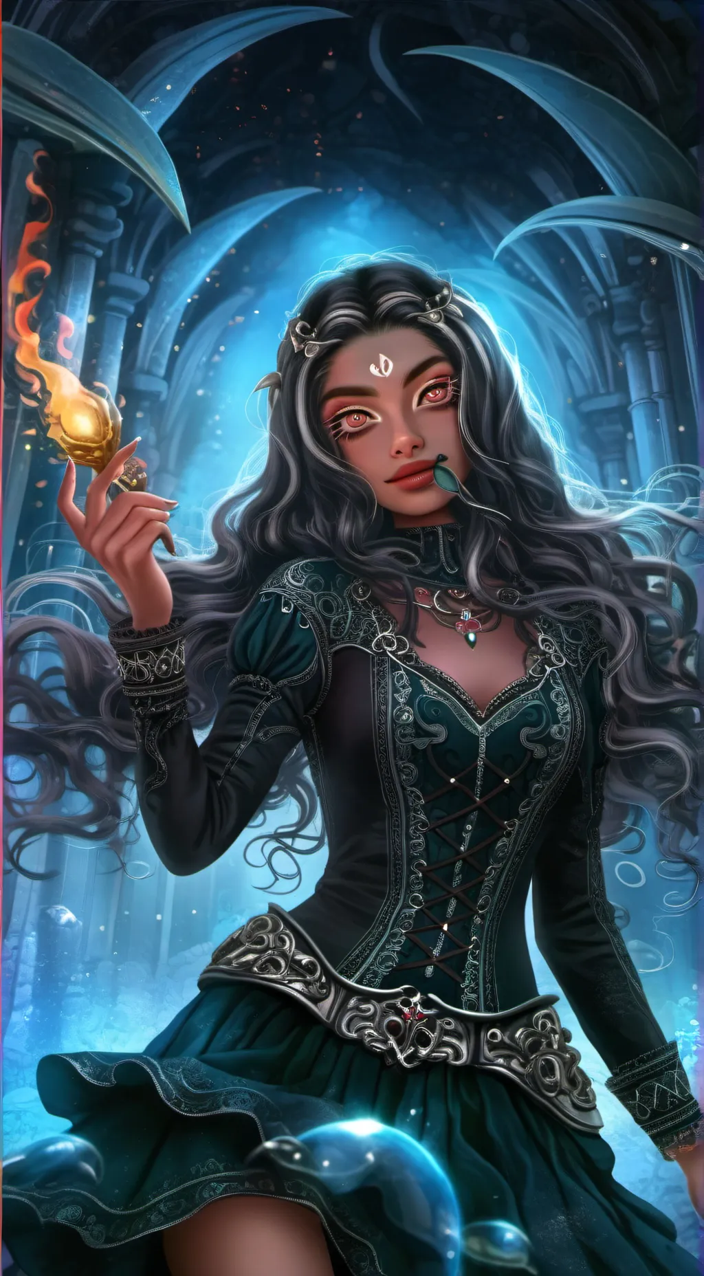 ai character: Mean gurl background