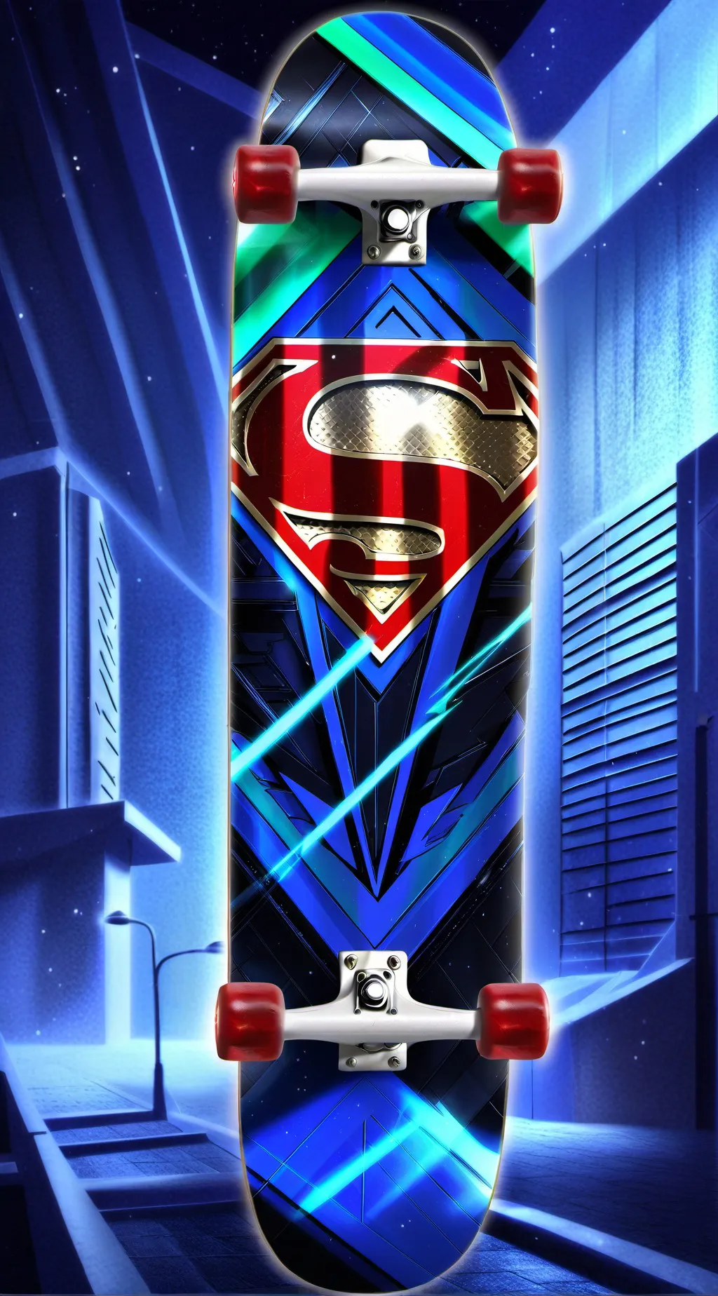 ai character: Super Skateboard background
