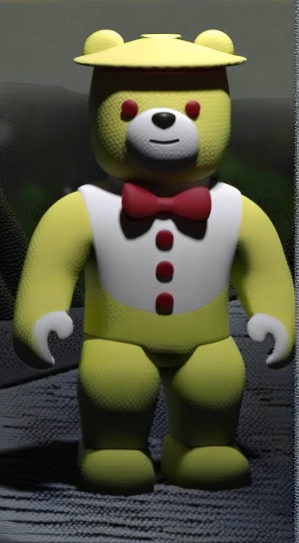 ai character: Roblox teddy background