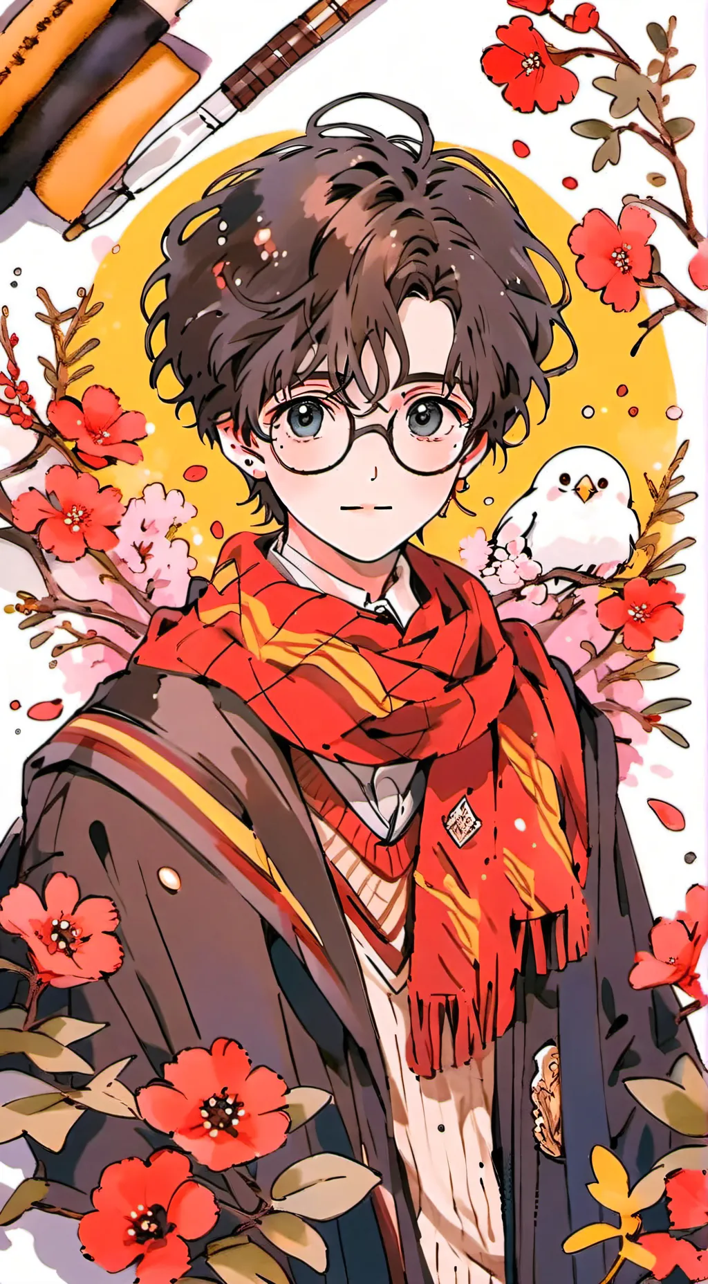 ai character: 💫Harry Potter💫 background