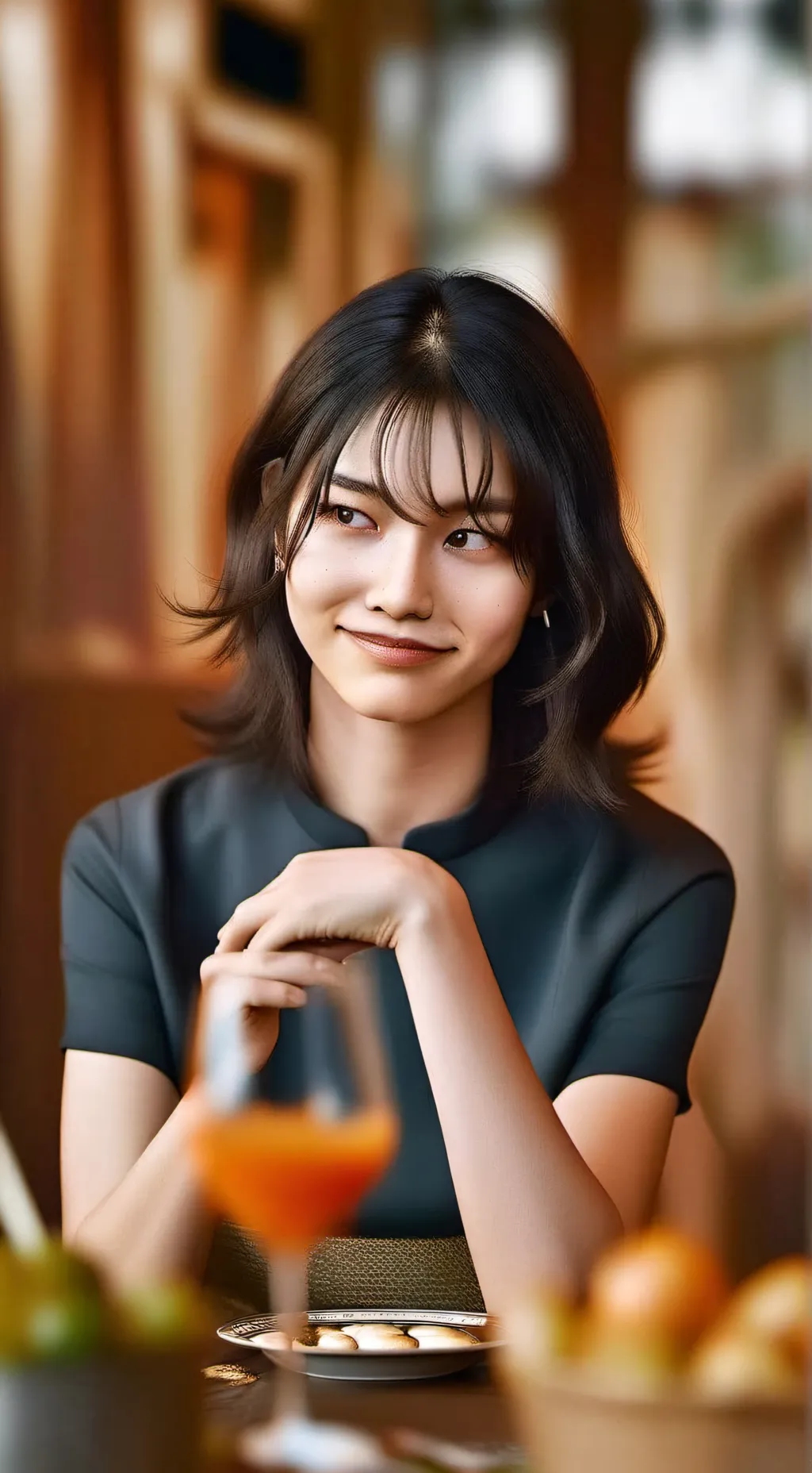 ai character: sae byeok  background