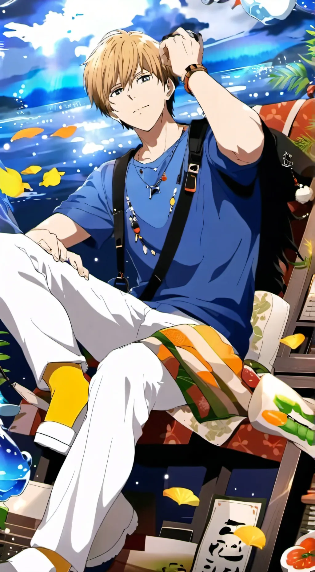 ai character: Monoma  background