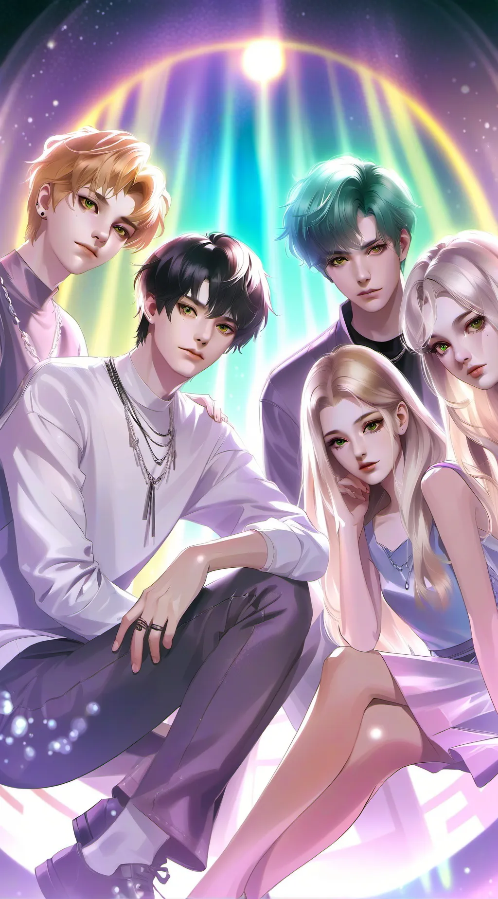 ai character: Freind group background