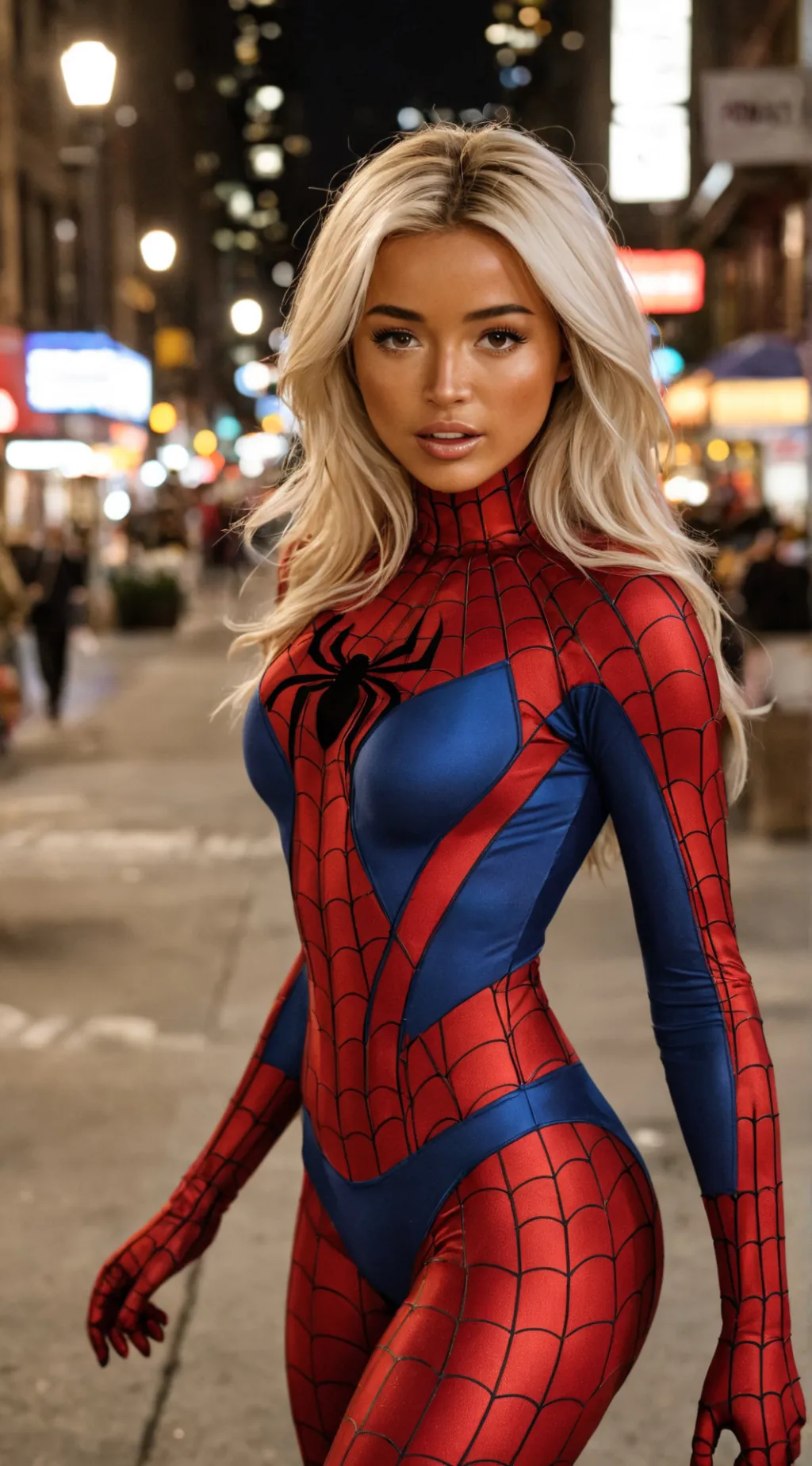 ai character: Spider-Girl background